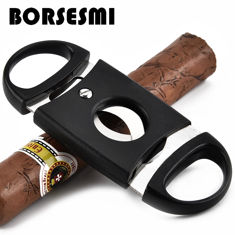 High quality Plastic three Blades cigar scissors cigar cutter