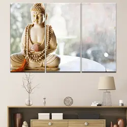 Комплект из 3 предметов статуя Будды Книги по искусству стены Книги по искусству картина современного украшения дома Гостиная или Спальня