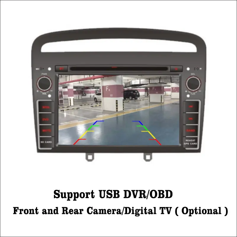 Cheap Liislee Android 7.1 2G RAM For Peugeot 408 2013~2014 Car Radio Audio Video Multimedia DVD Player WIFI DVR GPS Navi Navigation 5