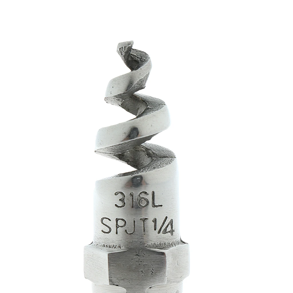 Spiral Cone Atomization Spray Nozzle 1/4' /Male/ 316L Stainless Steel 120°
