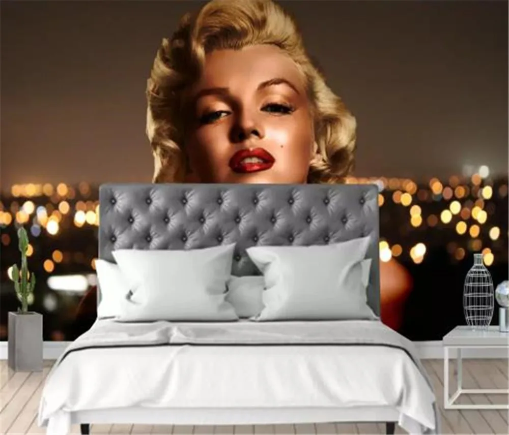 Европейские обои Европейская и американская мода персональная ночная сцена гостиная спальня фон настенное украшение панно Wa