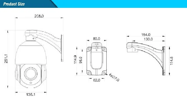 AHD High Speed Dome Camera