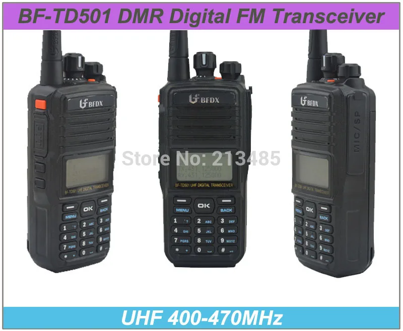 

BFDX BF-TD501 UHF 400-470MHz DMR Digital FM Transceiver
