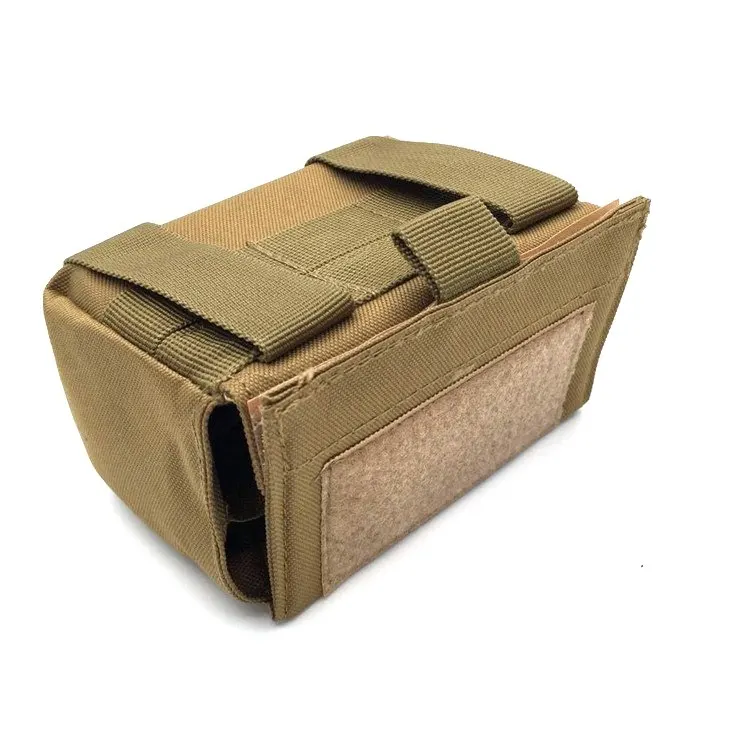 Подсумок Molle Bullet Pouch 15 отверстий разбросанные сумки пистолет оболочки ремень для патронташа держатель Открытый армейский пистолет Картридж сумка