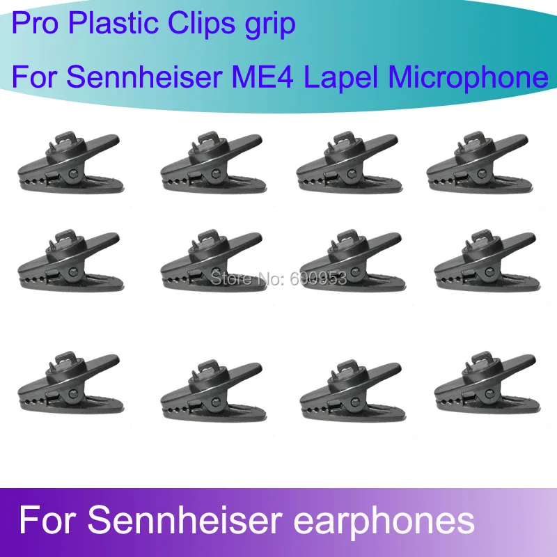 

Pro Spare Replaceable Plastic Clip for Sennheiser ME4 Lapel Lavalier microphone anx CX IE earphones 1mm-1.5mm