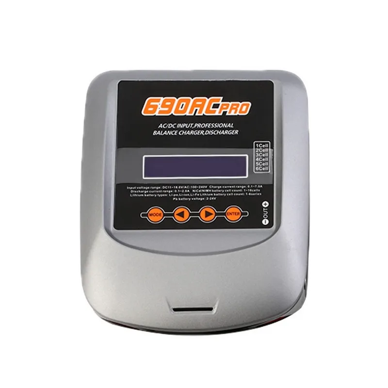 

T690AC Pro T Plug Professional LCD Touch-screen 90W AC/DC RC Helicopter Balance Charger For Lipo Battery