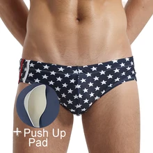 Мужские плавки, водоотталкивающие мужские плавки для купания, сексуальный купальник для мужчин, мужской купальник, шорты