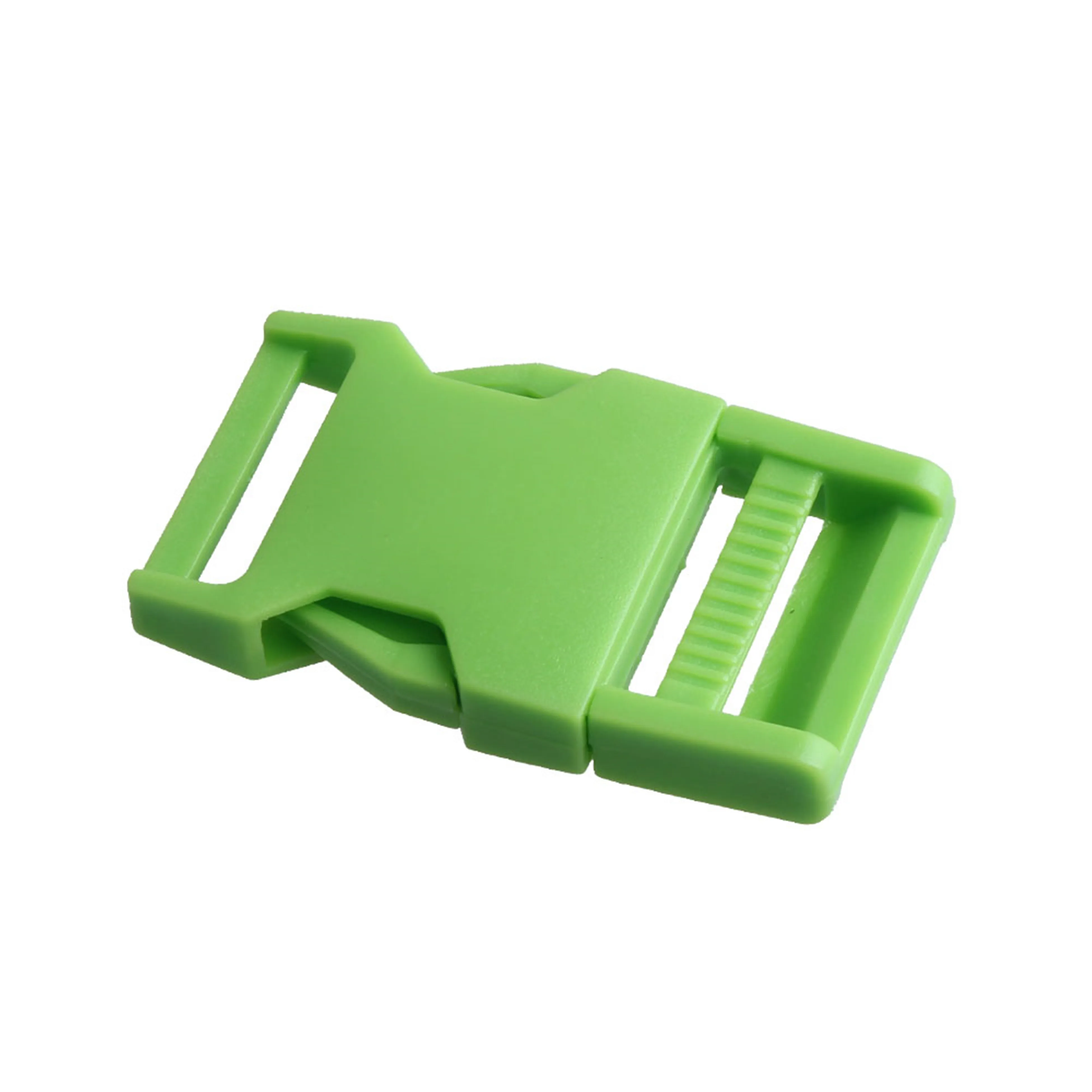 

10pcs/lot 1" 25mm Wide Green Contoured Side Release For Paracord Bracelet Plastic Buckle