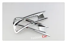 Per Toyota Corolla 2014 2015 2016 2017 BERLINA ABS Cromato Posteriore Nebbia Della Lampada Della Luce Della Copertura Della Pagina Trim 2 pz