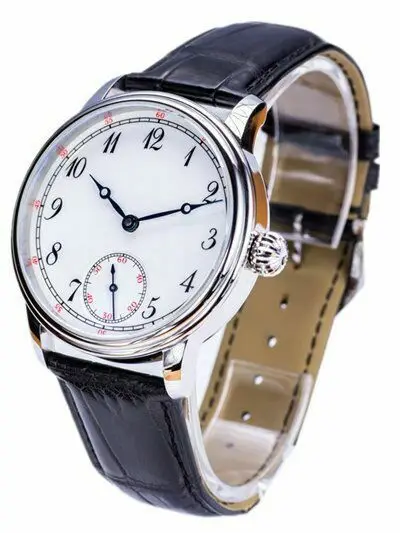 

Eta6497 B-Uhr Flieger Pilot Watch Mens hand winding Enemal Dial Heat BLue hands