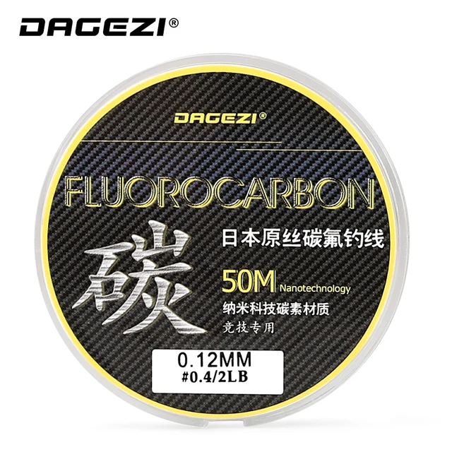 Special Offers DAGEZI Carbon Fiber Leader Fishing Line 2-15LB 100% Fluorocarbon Fishing Lines Japanese Line Fast Sinking for Carp Fishing Special Offers DAGEZI Carbon Fiber Leader Fishing Line 2-15LB 100% Fluorocarbon Fishing Lines Japanese Line Fast Sinking for Carp Fishing