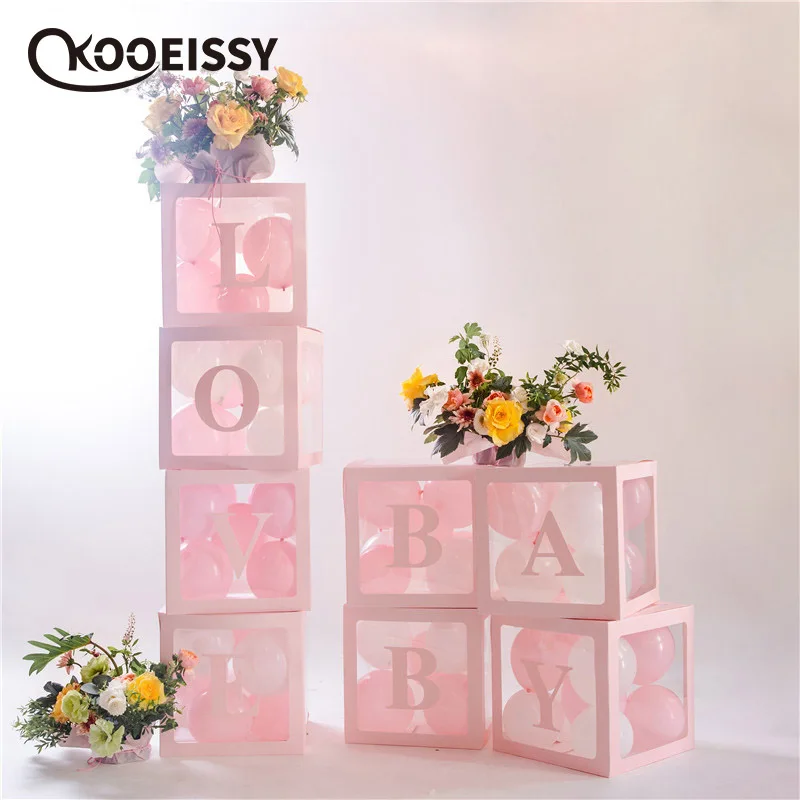 

1pcs Colorful Gift Box cube balloons Birthday party decorations party balloons wedding balloons classic Baby Shower Supplies