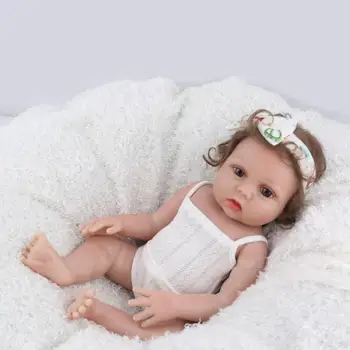

48cm Reborn Baby Doll Toy Vinyl Cute Newborn Baby Simulation Doll Kids Lifelike Playmate Toy Infant Sleeping Accompanying toys