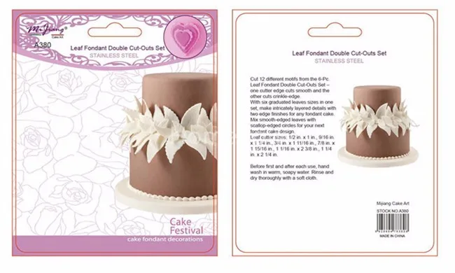 Leaves double cut-outs mold 1 1