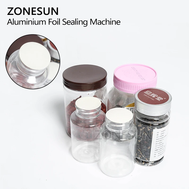 ZONESUN ручной электромагнитный индукционный медицинский пластиковый колпачок для бутылки герметик 20-100 мм для алюминиевой фольги