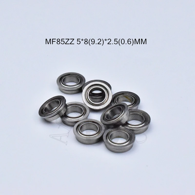 

Фланцевый подшипник MF85ZZ 5*8 (9,2) * 2,5 (0,6) мм, 10 шт., металлические герметичные подшипники F675 F627/5, бесплатная доставка, подшипники из хромистой стали