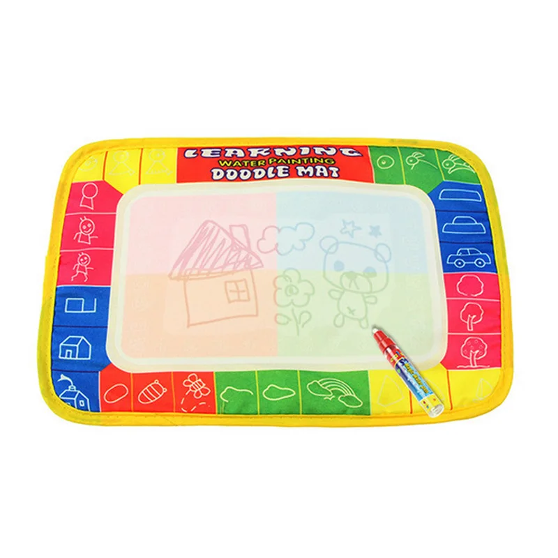 

Magic Water Painting Drawing Cloth With Doodle Water Pen Painting Mat For Children Early Education Drawing Toy Board 29*19cm