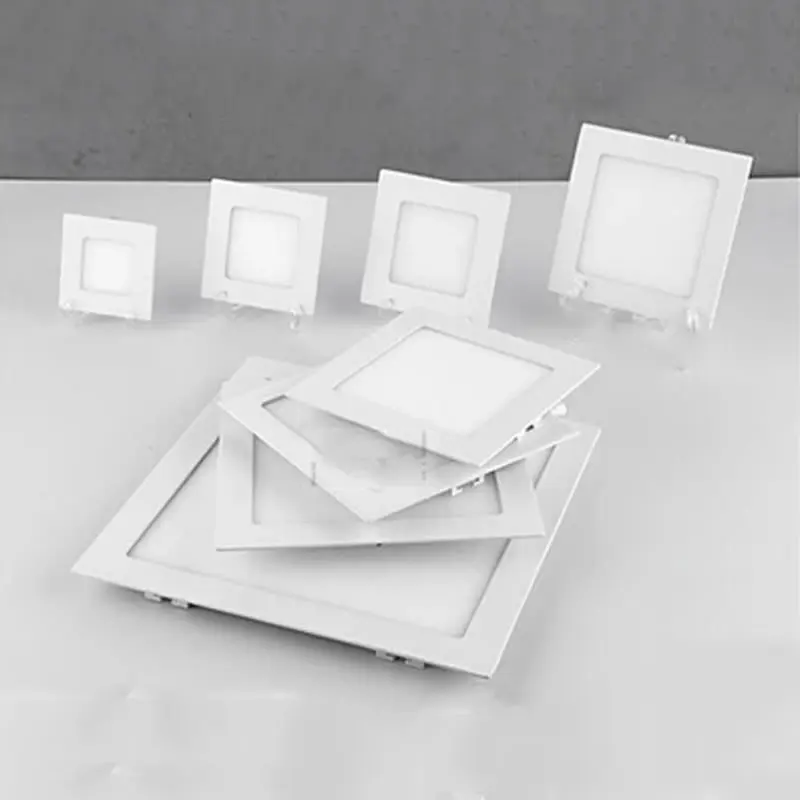 

SPLEVISI Ultra Thin Led Panel Downlight AC85~265V 3W 6W 9W 12W 15W 18w 24W Square LED Panel Light