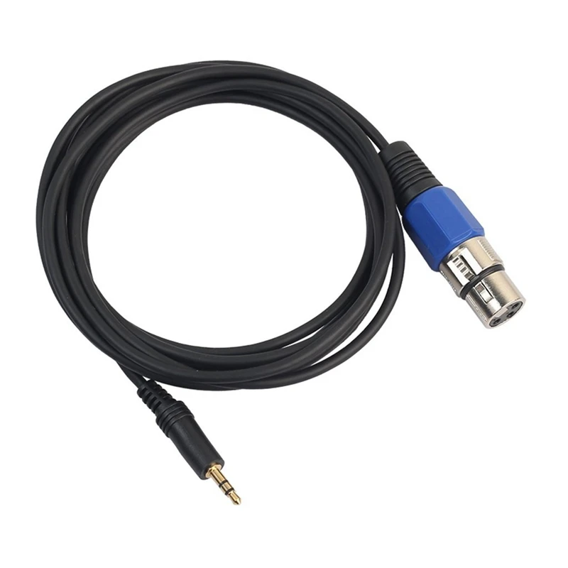 FULL 3.5mm (1/8 дюйма) TRS к XLR кабелю малошумный Мужской женскому Аудио Микрофон Стерео