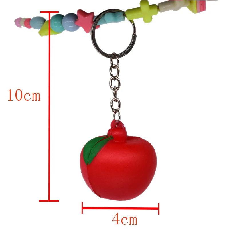 5 шт. мягкий брелок антистрессовая сосна яблоко Смешные Фрукты медленно поднимающийся снятие стресса симпатичное Яблоко Груша персиковая Тыква гаджет