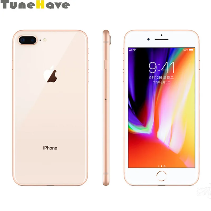 Original usado apple iphone 8 & iphone 8 plus 3gb ram 64gb/256gb rom hexa núcleo 5.5