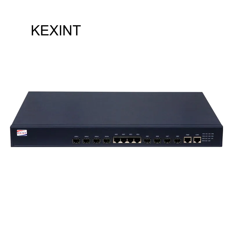 Качество EPON OLT с модулями и управлением 4 порта работы FTTH Telecom 1U | Мобильные