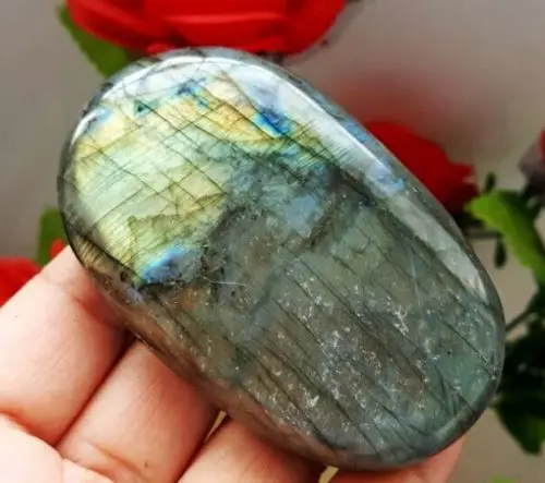 

xd j00746 Natural Labradorite Crystal Rough Polished Madagascar