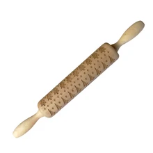 1 шт. Рождественская елка печать Скалка красивый домашний инструмент креативный Скалка Для Леди Женщины Мужчины