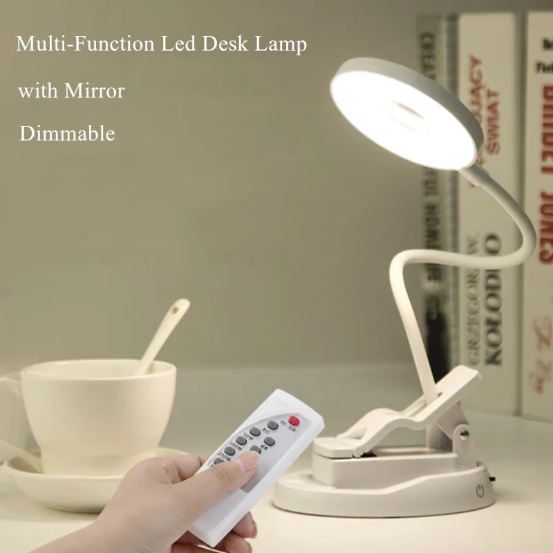 

Touch Dimmable Led Desk Lamp with Clamp USB Rechargeable Lighting for Children Kids Reading Study Bedside Bedroom Living Room