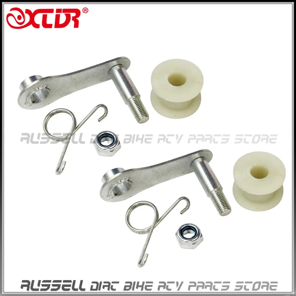 Dirt Pit Bike Spring Roller Wheel Chain Tensioner Adjuster Honda CRF 50 XR 50