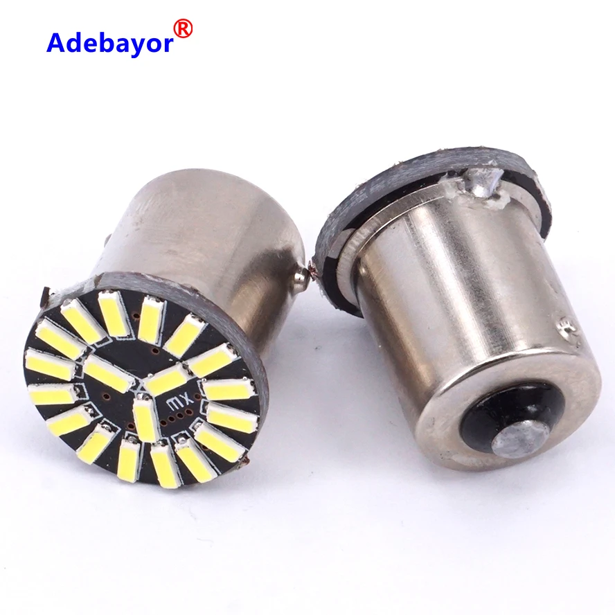 

10pcs 1156 BA15S error free P21w 19 smd car styling 3020 SMD Car led Rogue lamp canbus turn signal reverse back tail light