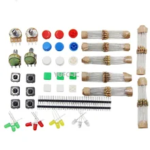 Супер электронные компонентные наборы нормальные части карбоновый пленочный резистор светодиодный WTH148 потенциометр компонентный Комплект деталей Ассорти набор