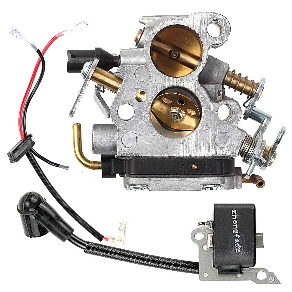 

Carburetor with Ignition Coil For Partner 235 240 Chainsaw # 57471940, 545 07 26-01