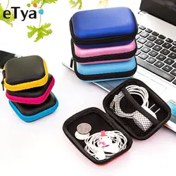 ETya Модные Кошелек для монет; удобные Мини Кошелек Путешествия электронные карты SD USB кабель для наушников телефон Зарядное устройство