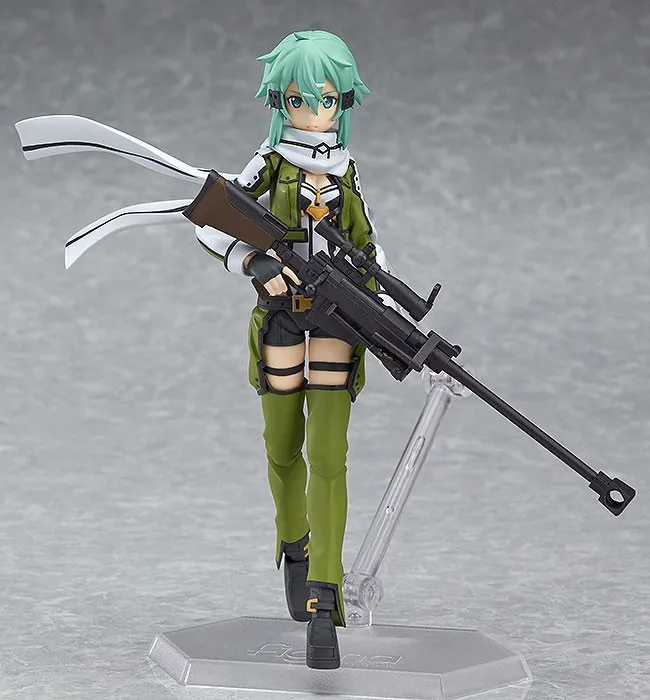 Anime Sword Art Online Figure Brinquedos Figma 241 Sinon Asada Sao 2 PVC Action Figure Juguetes Collection Model Kids Toys 15cm