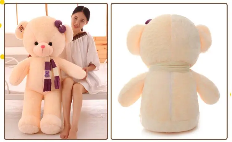 Новый 60 см мягкие шарф мишки juguetes плюшевые игрушки Big bear подушка кукла панда плюшевые куклы brinquedos рождественские подарки