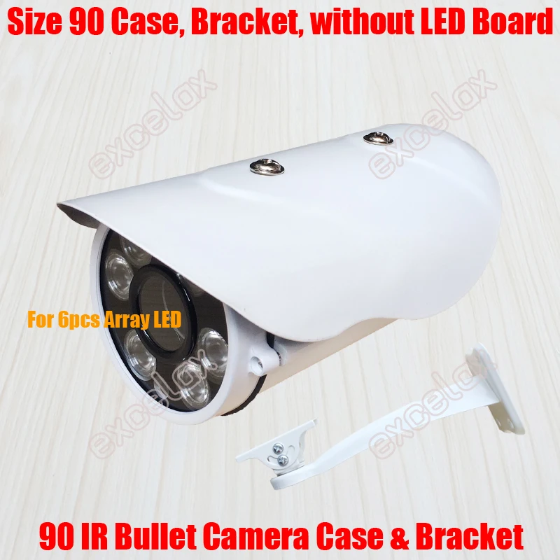 Waterproof IR Bullet Camera Case & Bracket Size 90mm Aluminum Alloy