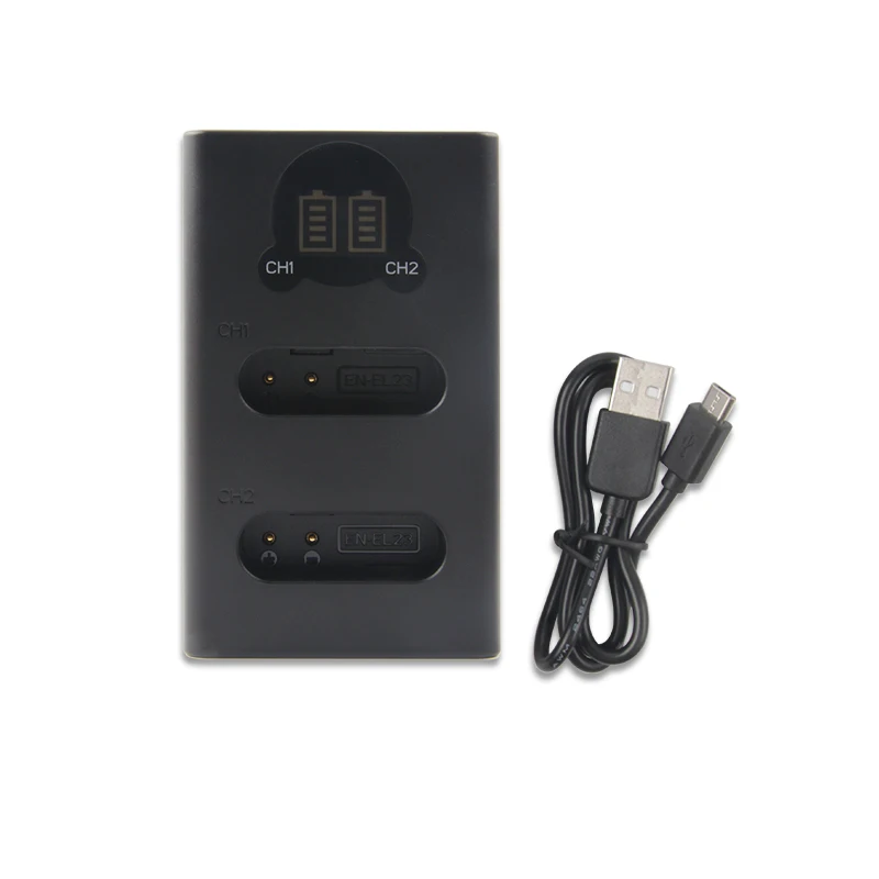 

EN-EL23 ENEL23 EL23 Battery Charger for Nikon COOLPIX P600, P610, B700, P900, and S810c Cameras