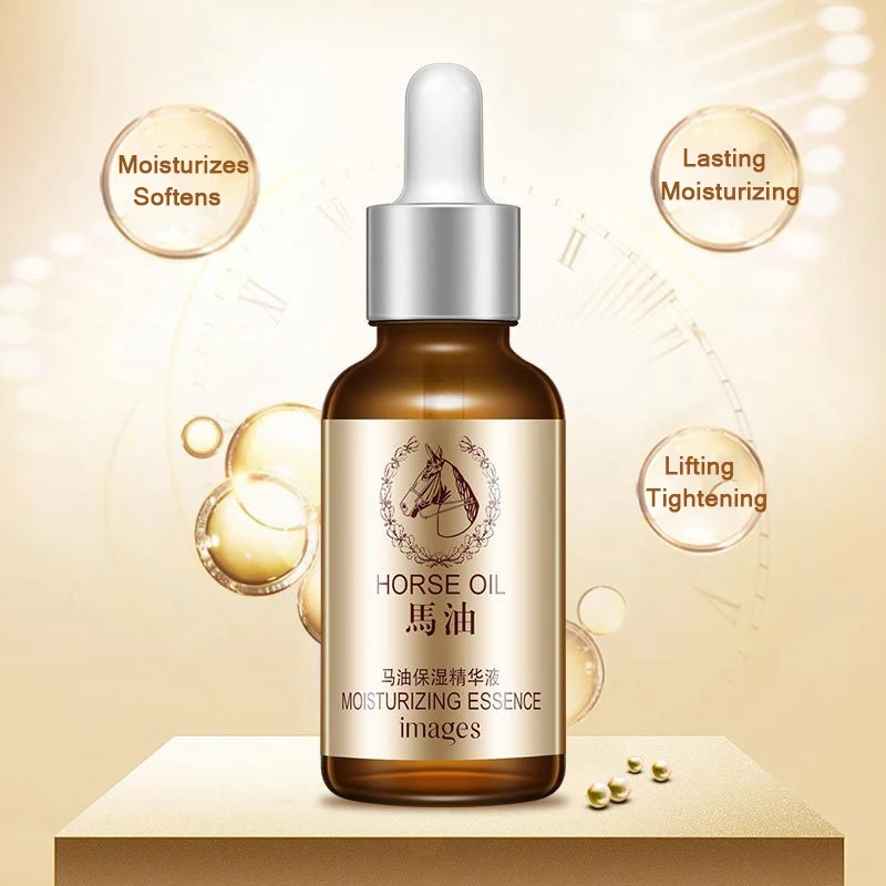 

Shrinking Pore Essence Care Essence Moisturizing Skin Base Primer Rejuvenating Gentle Horse Oil Cream Nourishing 1pcs SG64