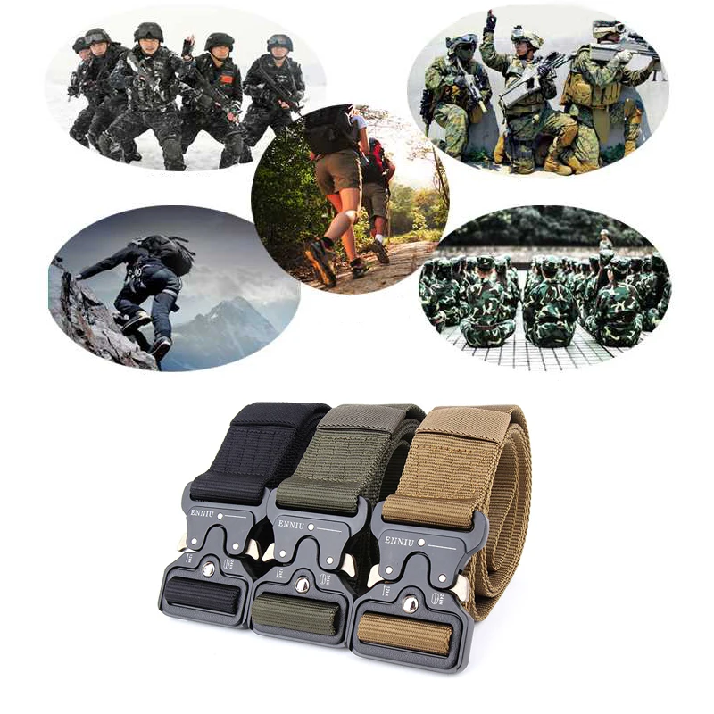Прочный практичный военный пояс для энтузиастов мужской сверхмощный армейский