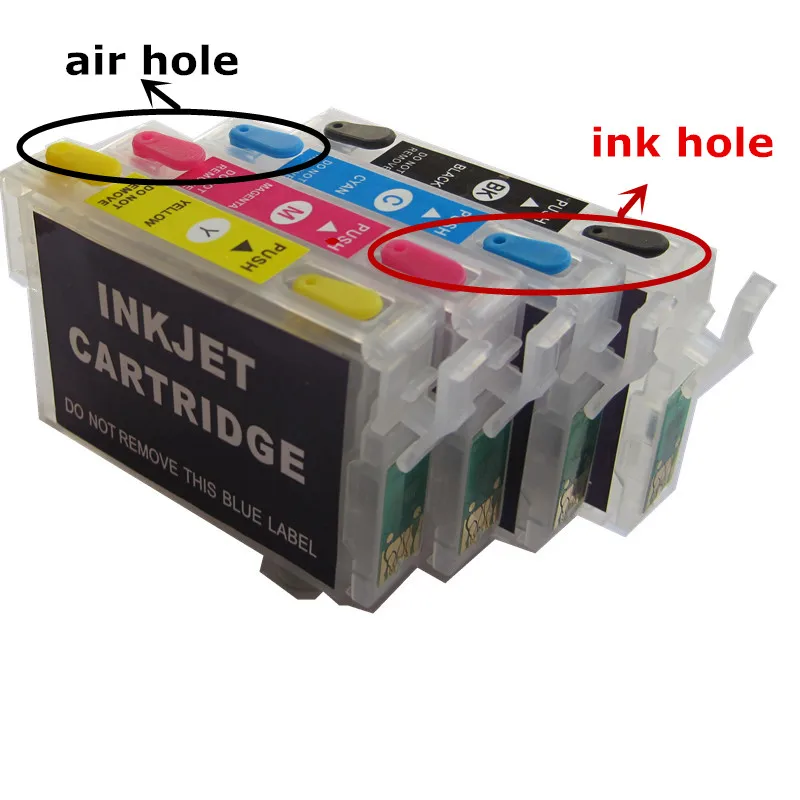 福袋安いいね半額ストア 129 T1291-T1294 Stylus epson for cartridge ink refillable プリンタアクセサリ