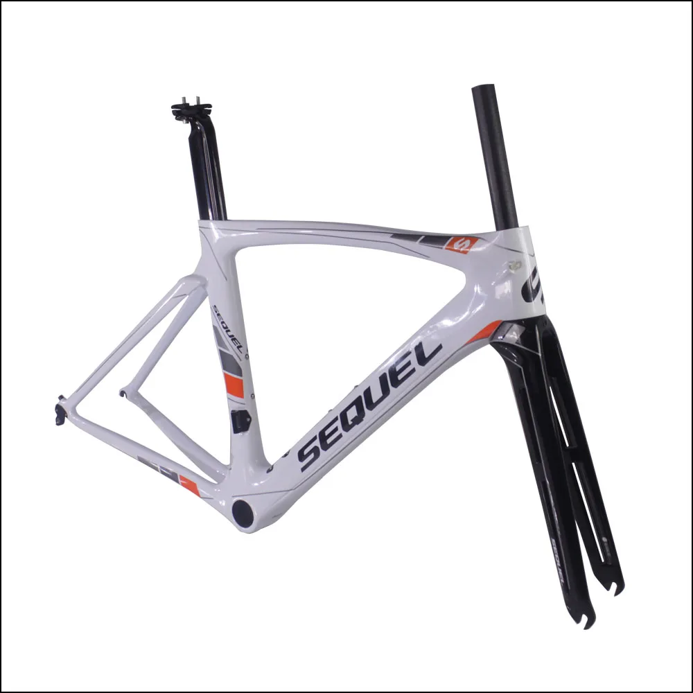 Sale Yellow cadre carbone route 2019 full carbon fiber SEUQEL chinese cheap carbon bike frames 18