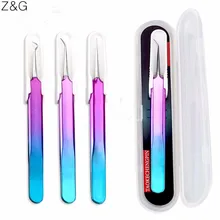 3 шт./компл. средство для удаления черных точек цветной акне на лице пинцет очиститель пор профессиональные инструменты для ухода за кожей аспиратор точка Noir