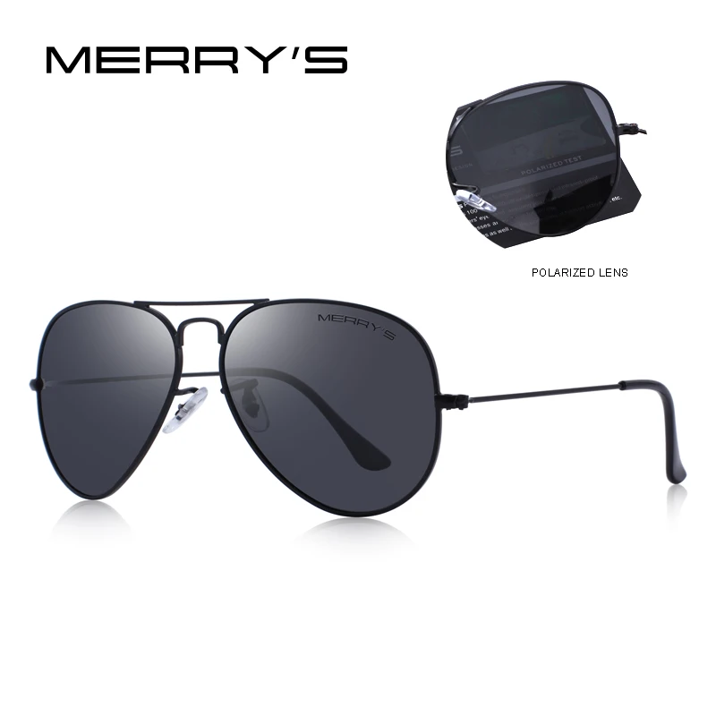 Ceny MERRYS DESIGN męskie damskie klasyczne okulary przeciwsłoneczne spolaryzowane 58mm ochrona UV400 S8025