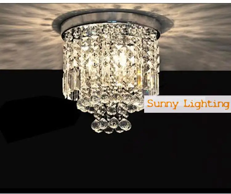 Us 64 24 12 Off Porch Surface Led Crystal Lighting Mini Ceiling Light Modern Crystal Ceiling Lamp Bedroom Contemporary Crystal Lamp Luminaria In