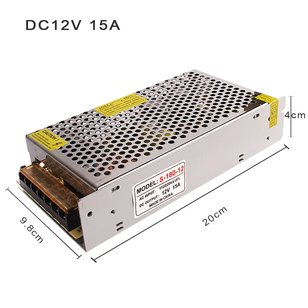 12 В источник питания DC12v 2A 3A 10A 12.5A 15A 20A 25A 30A трансформатор освещения 220 в 12 В светодиодный драйвер переключатель Адаптер для полосы света