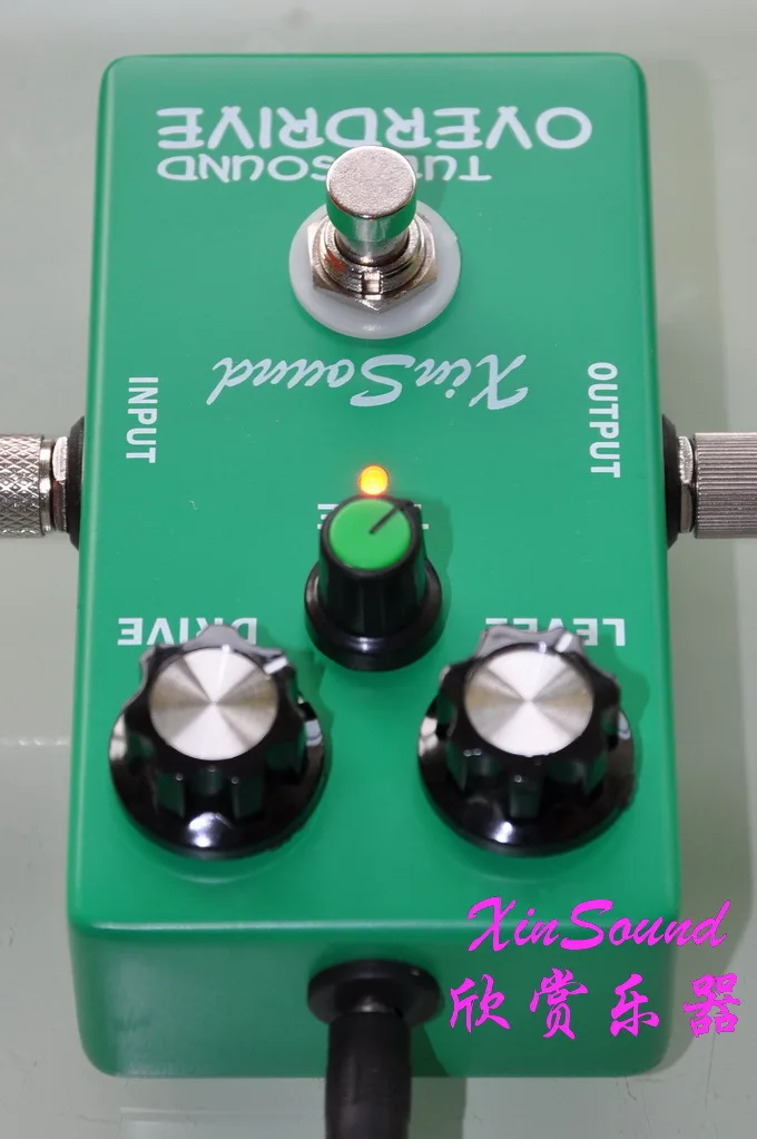 Xinsound fs-808 Tube SCREAMER Винтаж Гитары педаль w/JRC4558D чип