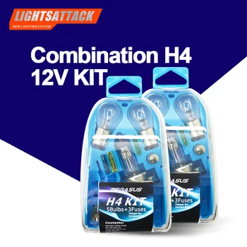 

PEGASUS Car H4 H7 Halogen Light 12V Auto Lamp Kit 3200K Headlight Auto Bulb For Head light Packing Light Break Light