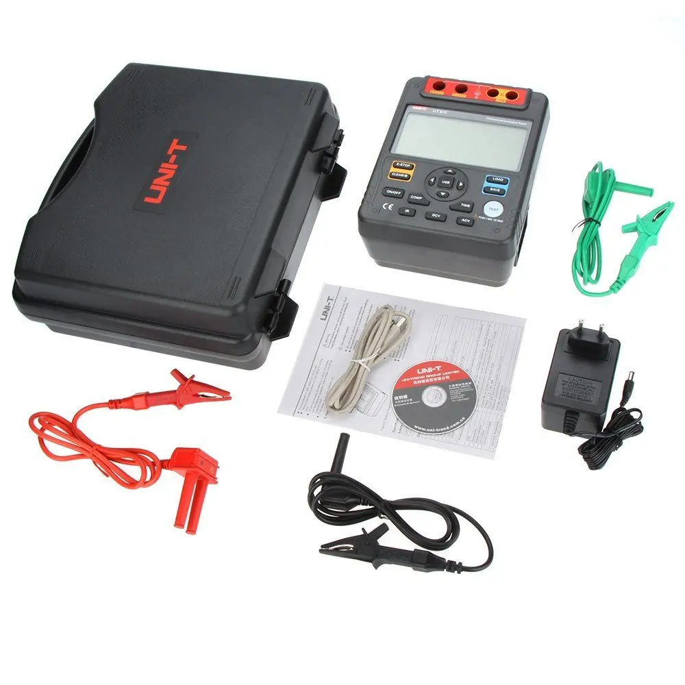 UNI-T UT512 Insulation Resistance Tester 2500V PI DAR Analog Bar USB Interface