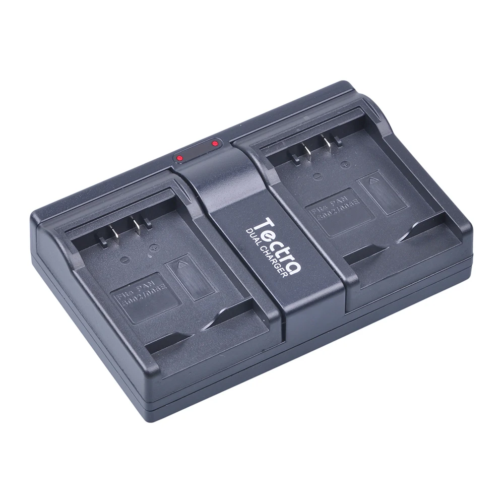 Tectra 3 шт. CGA S006 CGR S006E S006A DMW BMA7 батарея + двойное зарядное устройство для Panasonic DMC FZ7 FZ8
